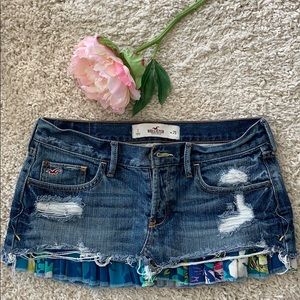 Hollister denim skirt